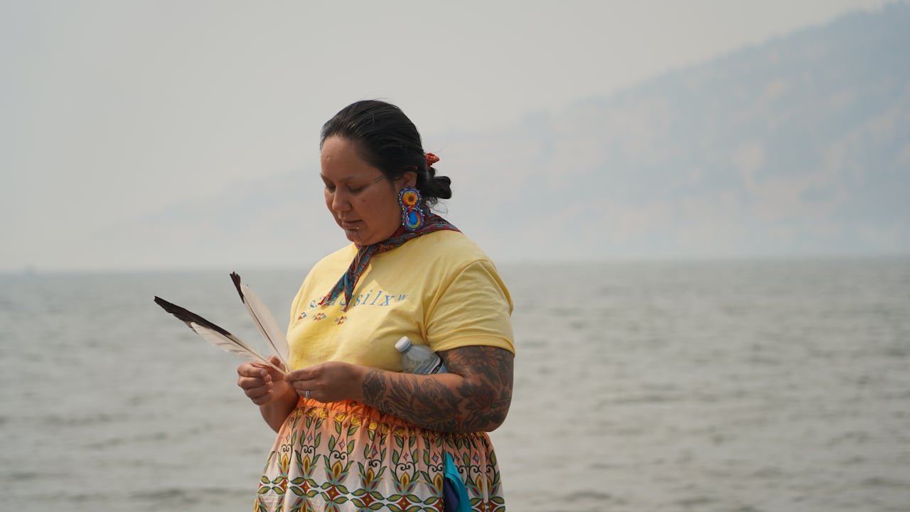 default-342 woman in lake